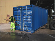Preparing a new self storage container