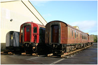 Various carriages being stored at Westfields Limited
