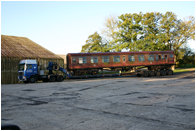 Carriages being Transported into our storage facility, this carriage is just over 63 ft long